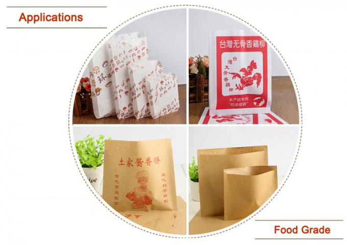 Jungfrau-Massen-umweltfreundliches weißes Brown-Nahrungsmittelgrad-Packpapier mit gutem Preis
