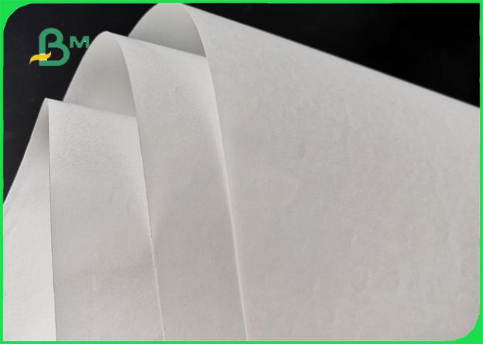 24GSM 28GSM Seite des Natur-Weiß-zwei beschichtete Pergamin-Papier für die Nahrungsmittelverpackung
