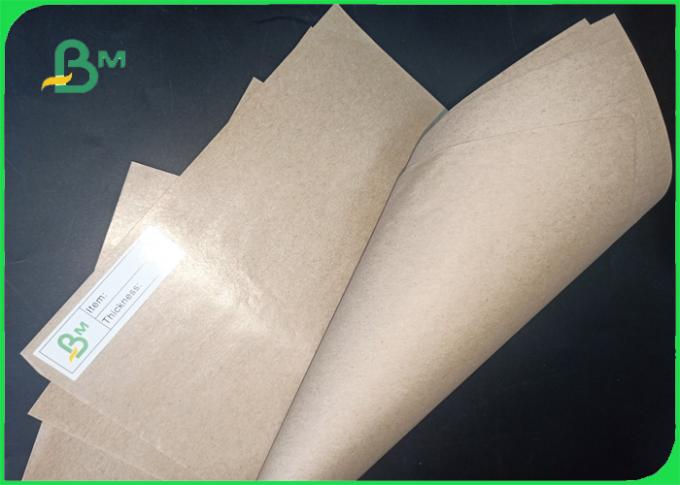braune/weiße Farbe reinen Holzschliff 50gsm MG-Kraftpapiers für Nahrungsmittelverpackung