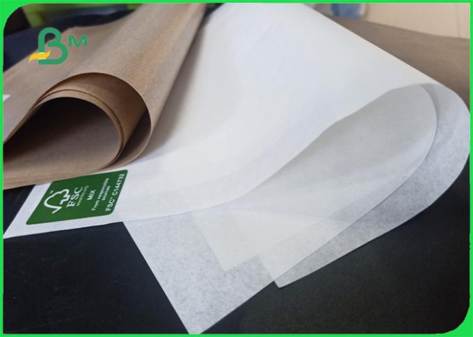 Weißes der Seite des FSC-Nahrungsmittelgrades 30gsm 40gsm eins überzogenes/Braunkraftpapier für Papiertüten