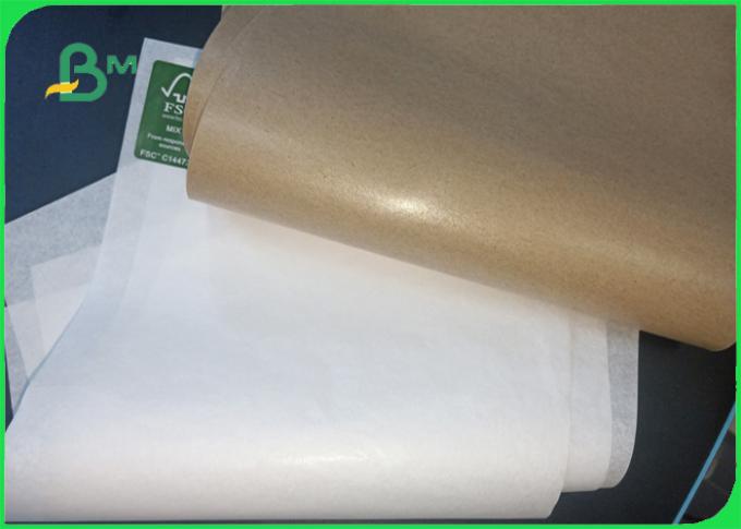 Weißes der Seite des FSC-Nahrungsmittelgrades 30gsm 40gsm eins überzogenes/Braunkraftpapier für Papiertüten