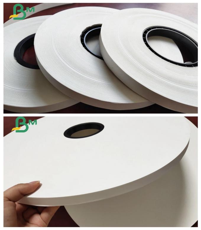 Weiße Farbe wasserdichtes trinkendes Straw Wrapping Paper Width 22mm 24mm 25mm