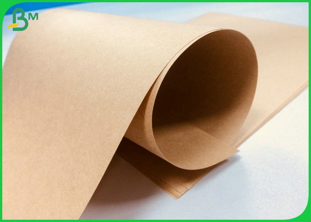 80g FDA bestätigte Brown-Kraftpapier-Rolle für die Herstellung von Papiertüten