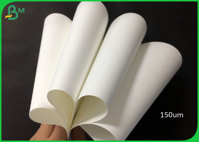 Imprägniern Sie weißes Matt-Polypropylen-Papier-Blatt der Stärke 150um