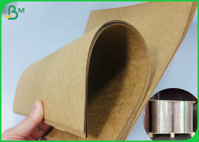 135g 170g 250g bereitete Brown-Farbkraftpapier-Spule für Geschenk-Karton-Kasten auf