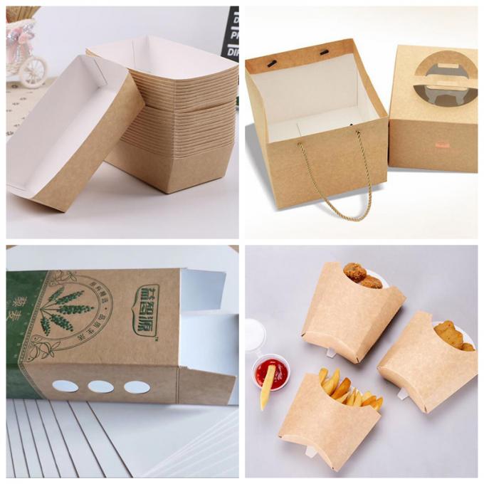 Kraftpapier nehmen Behältern materielle Verpacken- der Lebensmittelpappe 300gsm heraus