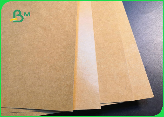 Nahrungsmittelgrad recyclebares Papier PET 300gsm + 15g Browns für Imbiss-Kästen imprägniern