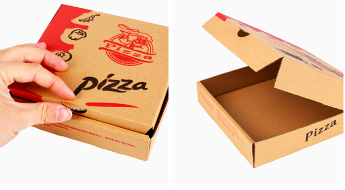 3 E-Flöte PizzaBox-Schichten Pappe-100gram 120gram mit FSC-Zertifikat