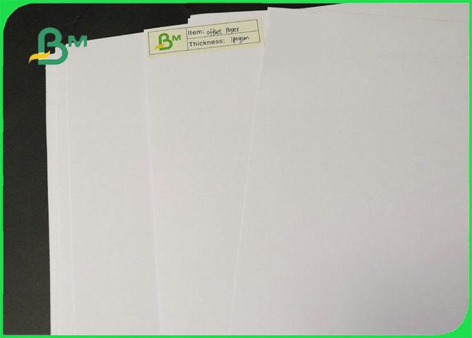 weißes unbeschichtetes Woodfree Ausgleich-Papierblatt 55gsm 60gsm 61 * 86cm für Bücher