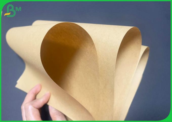 700mm großes Rollennahrungsmittelgrad-Brown-Kraftpapier 60gsm für die Herstellung der Brot-Tasche