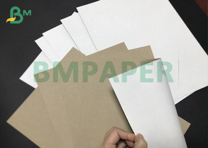 Aufbereitetes weißes überzogenes Kraftpapier Rückseiten-Brett 170gsm 200gsm CCKB für Verpackenkasten