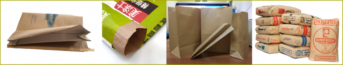 halb dehnbares Kraftpapier des Sack-80gsm für das Zementsack-Verpacken