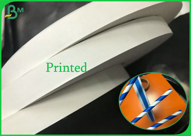 Unbeschichtetes bedruckbares Kraftpapier, weiße Kraftpapier-Rolle für Trinkhalm