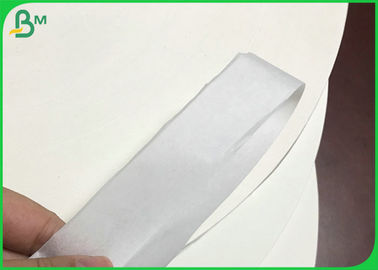 Breite 28gsm weißes Kraftpapier Rolls des Nahrungsmittelgrades 32mm 44mm für Straw Wrapping Paper