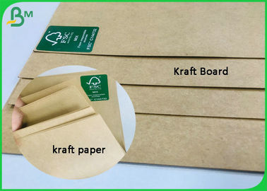 Blätter 40gsm zu Kraftpapier-unbeschichtetem Brown-Kraftkarton der Jungfrau-400gsm für Kasten oder Taschen