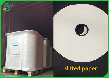 Slitted Papierwegwerfrolle 60g 15mm für Nahrungsmittelsichere bedruckbare Papierstrohe