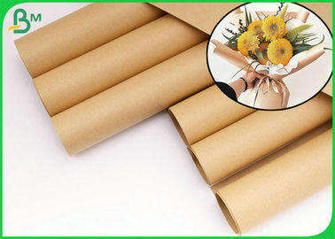 SGS bestätigte Brown-Kraftpapier-Rolle 70g 80g für Blumen-Paket
