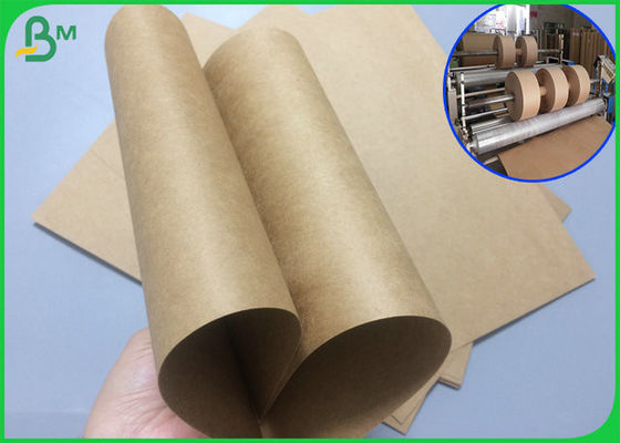 Kraftpapier-Rollen-Brown-Farbe 300gsm 350gsm reine mit 600mm Breite x 200m