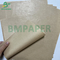 40g Feuchtigkeitsdichte Premium Geschenkverpackung Einseitig glänzendes braunes Papier