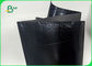Waschbares Kraftpapier der Faser 0.55mm der Breite 150cm×110yard schwarze Farbfür Handtaschen