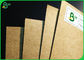 reine Masse der Gewohnheit 300gsm natürliche Pappe Browns Kraftpapier für verpackende Nahrung