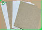 weißes Kraftpapier Rolls 240GSM 250GSM 300GSM u. Blatt-Brown-Rückseite für Taschen