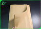 Recyclebares ungebleichtes Bambusmassen-Brown-Kraftpapier für Taschen-Umschläge