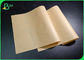 Recyclebares ungebleichtes Bambusmassen-Brown-Kraftpapier für Taschen-Umschläge