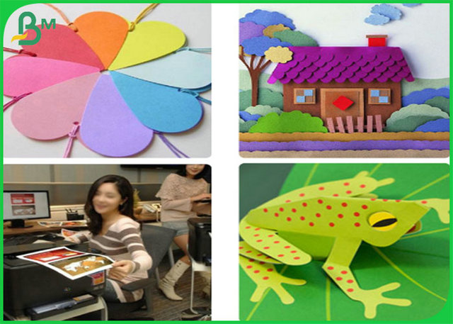 grüne Farbeunbeschichtetes Woodfree-Papier der rote Farbe80gsm für DIY-Origami