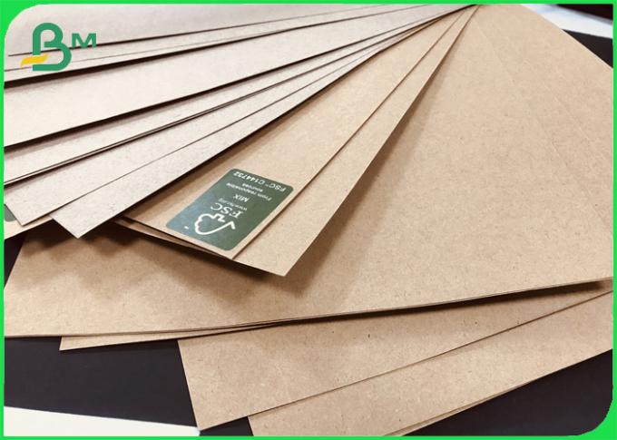 Biologisch abbaubare Kraftpapier Brown-Farbe 160GSM für Einkaufstaschen