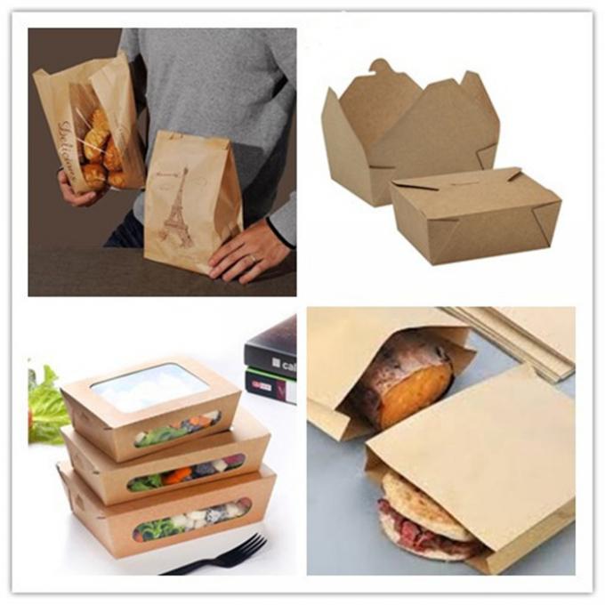 Recyclebares Nahrungsmittelgrad-Brown-Kraftpapier für Nahrungsmittelverpackung