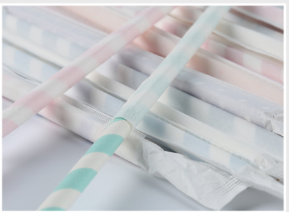 28gsm weißes Straw Wrapping Paper 38mm 44mm für das Verpacken des einzelnen Strohs