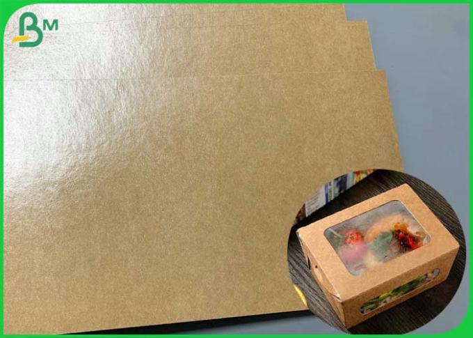 PET überzogenes 300g Brown Kraftpapier für die Herstellung des wasserdichten Nahrungsmittelwegwerfkastens