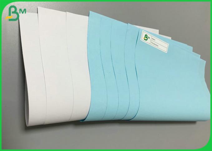 Kopierpapier-Holzschliff-Rolle 50g 55g weiße blaue Farbkohlenstofffreie
