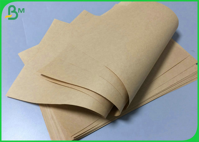 1000mm 1100mm 60GSM 70GSM Lebensmittelklassen-Brown Kraftpapier für Papiertüten