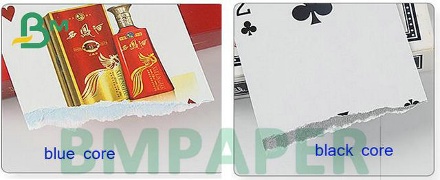 Hohes der Weiße-71cm 72cm Papier Breiten-der Spulen-280gsm 300gsm Bluecore C2S für Spielkarten