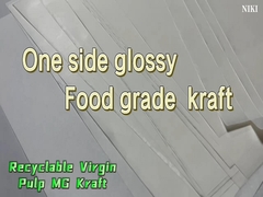 Lebensmittelpapier MG Weißes Kraftpapier