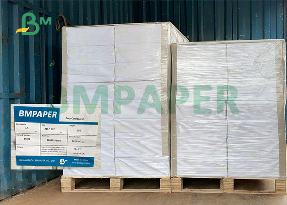 216 * 307mm Klima-Grey Board For Package Box hohe Steifheit