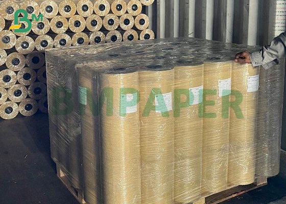 40g gelbliches Kraftpapier 10PE Matte Lamination Single Side für Paket