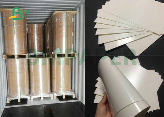 Gute Absorption 230 g / m² + 18 PE CupStock-Papier, einseitig beschichtet für Pappbecher