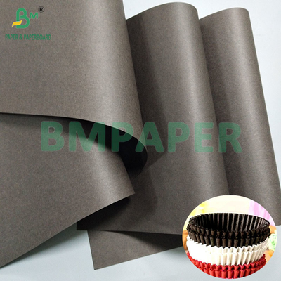 40g fettfeste Kaffeefarbe Cupcake Formenpapier für Muffinhalter