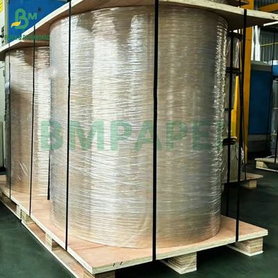 68 gm 70 gm Silber Metallisiertes Feuchtfestigkeitspapier für Bier Halsetikett 700 mm