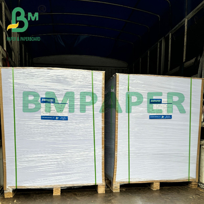 128 Gramm Doppelseitig glänzendes und matte beschichtetes Kunstpapier 27x34" für Magazine