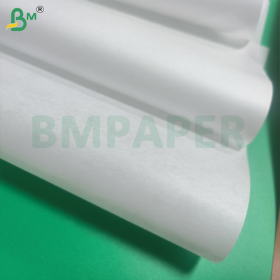Weißes, fettdichtes Papier 50 gm für Lebensmittelschalen, Umhüllungen und Korbverkleidungen
