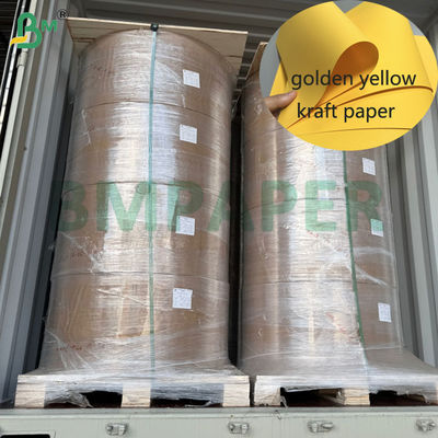85 g/m² 90 g/m² starkes, festes goldgelbes Kraftpapier für Umschläge 70 cm 80 cm Rolle