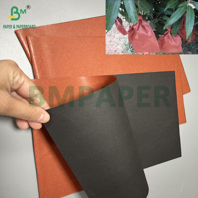 56 gm Wachsbeschichtung Rotes Fruchtbeutelpapier für den Fruchtanbau 90 cm 100 cm
