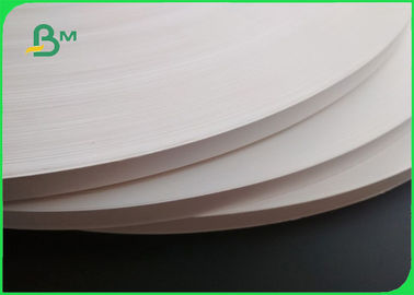 FDA-konformes Papierstrohherstellungsbasis-Weißpapier 60 g / m² 120 g / m²