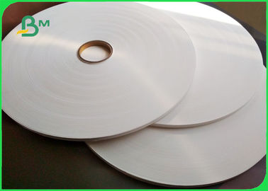 Papiertrinkhalme 14mm x 60 G-/Mnahrungsmittelgrad-Weißbuch-Rolle
