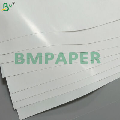 High Shine Bright White Glossy Label Top Papiermaterial 80g