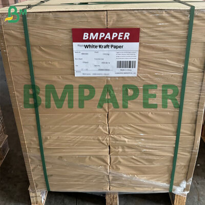50 gm Verpackungspapier für Besteck 40 g + 9 g Polycoated White Kraftpapierblätter
